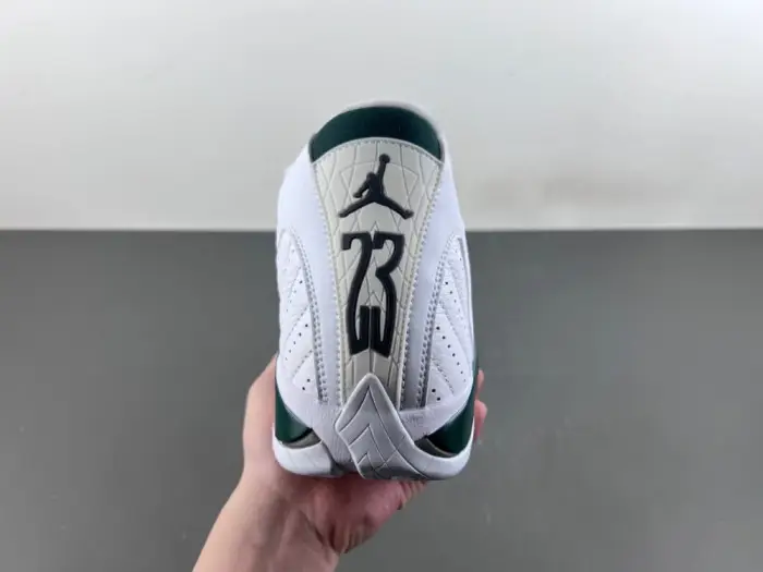 Jordan 14 Retro White Forest Green-311832-131 