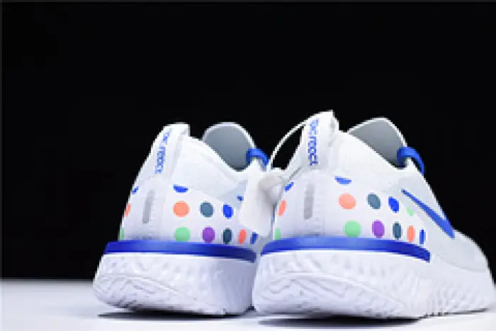 Nike Epic React Flyknit white blue DBFAF150