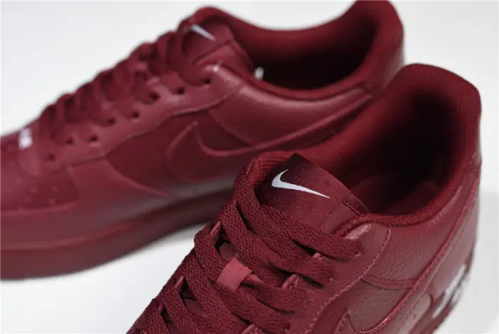 Nike Air Force 1 Low 07 LTHR Sail Team Red 