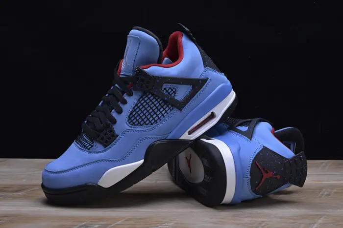 Travis Scott x Air Jordan 4 “Houston Oilers”  University Blue BCAFA107