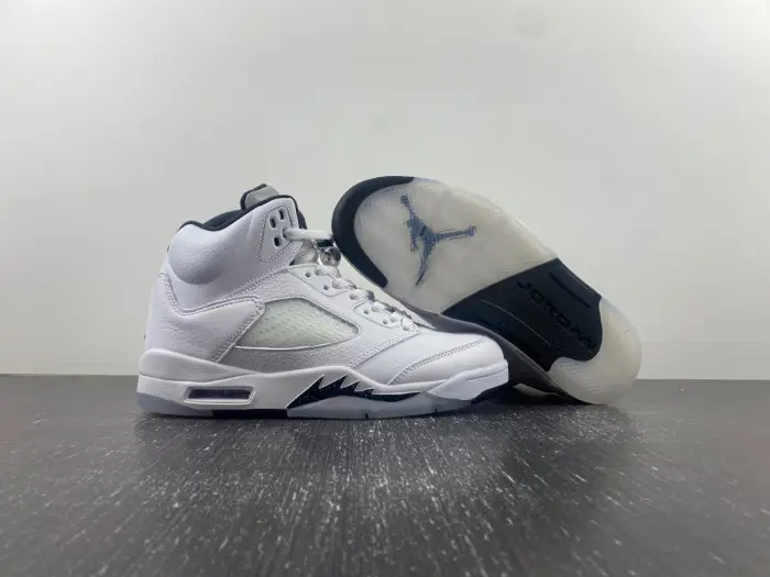 Air Jordan AIR JORDAN 5 RETRO 'WHITE BLACK' -DD0587-110 