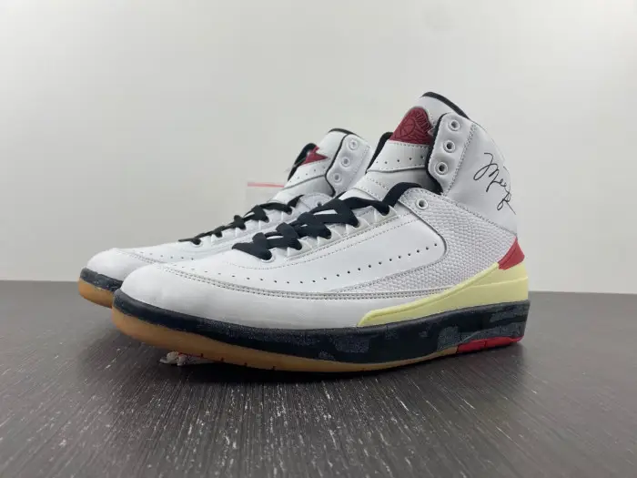 Jordan 2 Retro High SP Off-White White Red-dj4375-101  CAA1744