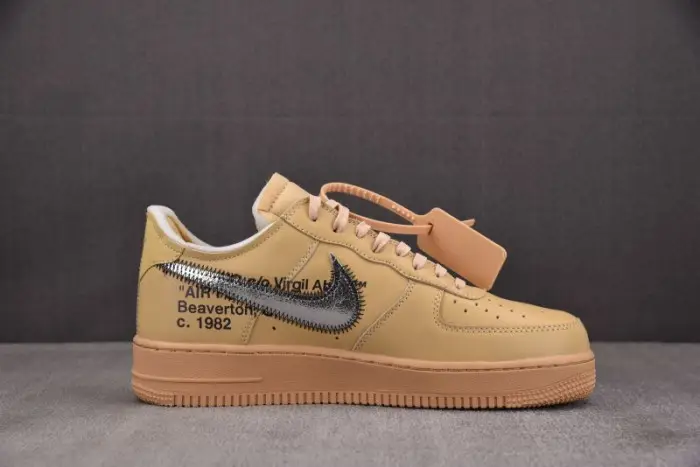 NK Air Force 1 Low Off-White Sesame- 