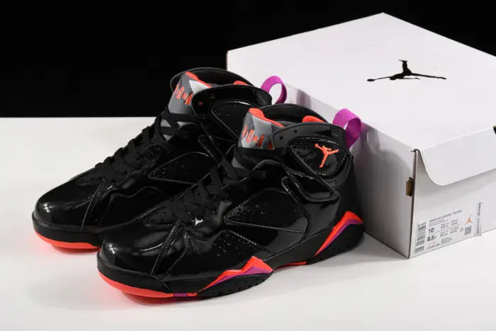Air Jordan 7 Retro Black Patent Leather 