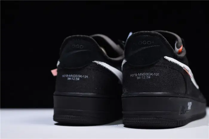 O-W Nike Air Force 1 Low Black 