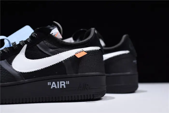 O-W Nike Air Force 1 Low Black 