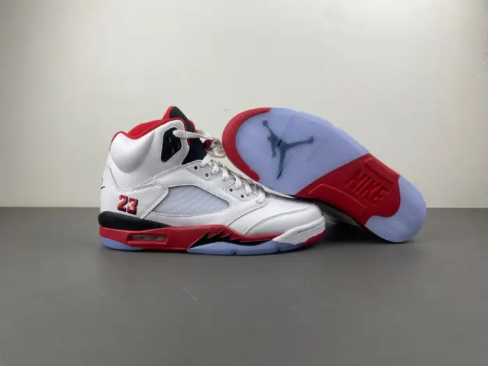 Air Jordan 5 “Fire Red Black Tongue”-HQ7978-101 