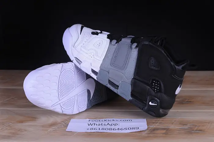 Nike Air More Uptempo “Tri-Color” black-Grey-White 