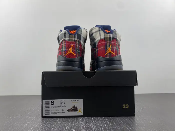 Jordan 5 Retro Plaid (GS)-FD4814-008 