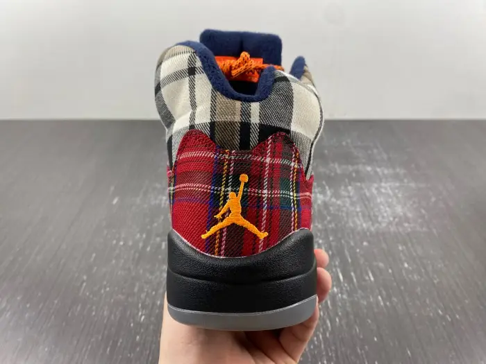 Jordan 5 Retro Plaid (GS)-FD4814-008 
