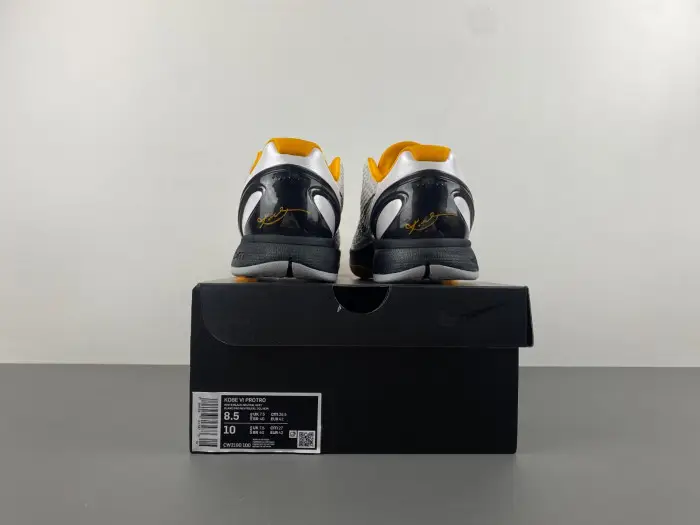 Kobe 6 Protro Playoff Pack White Del Sol-CW2190-100  CAF2140